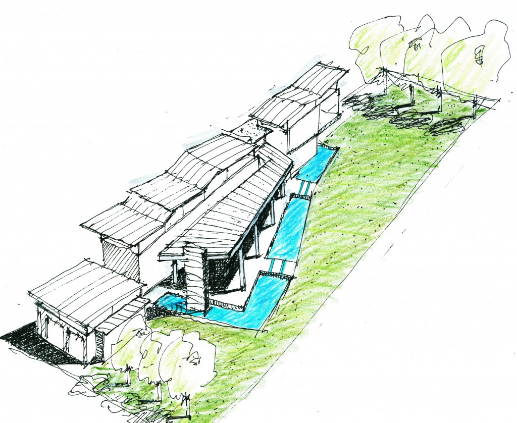 FINNE Architects Venice House sketches