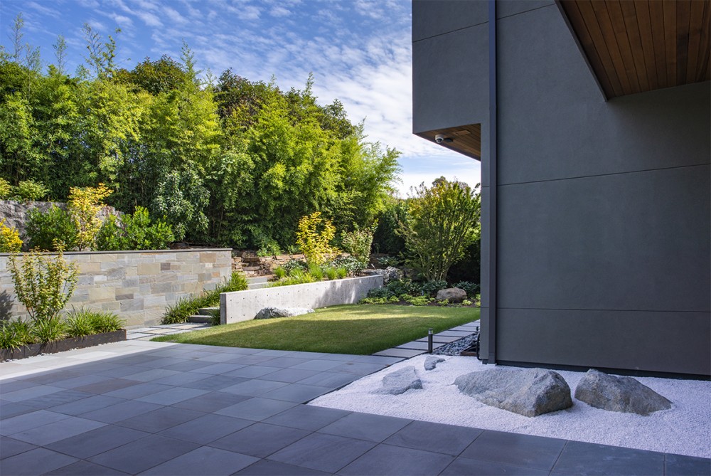 Baylis Architects Zen rock garden