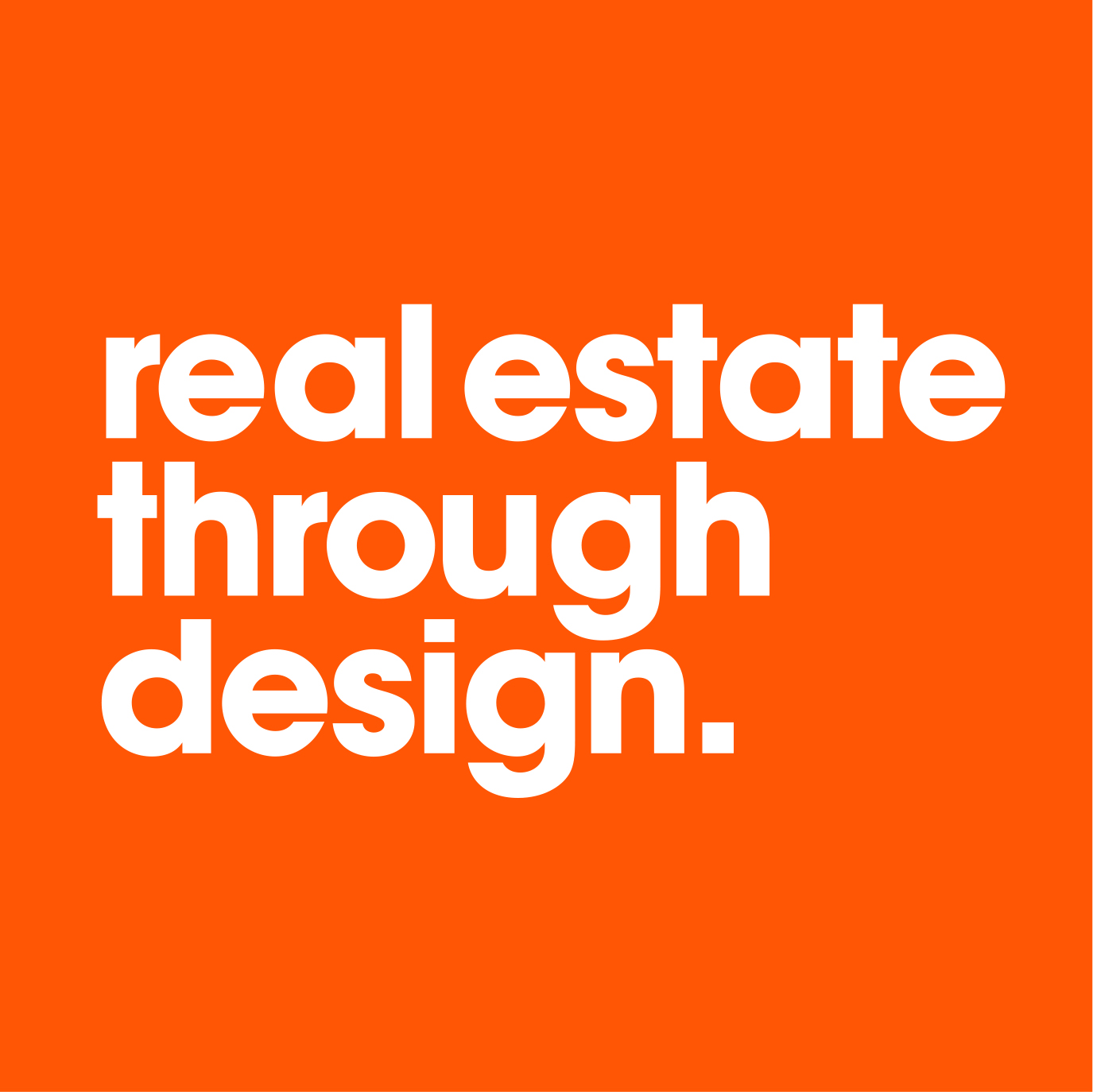 Real Estate Through Design Logo