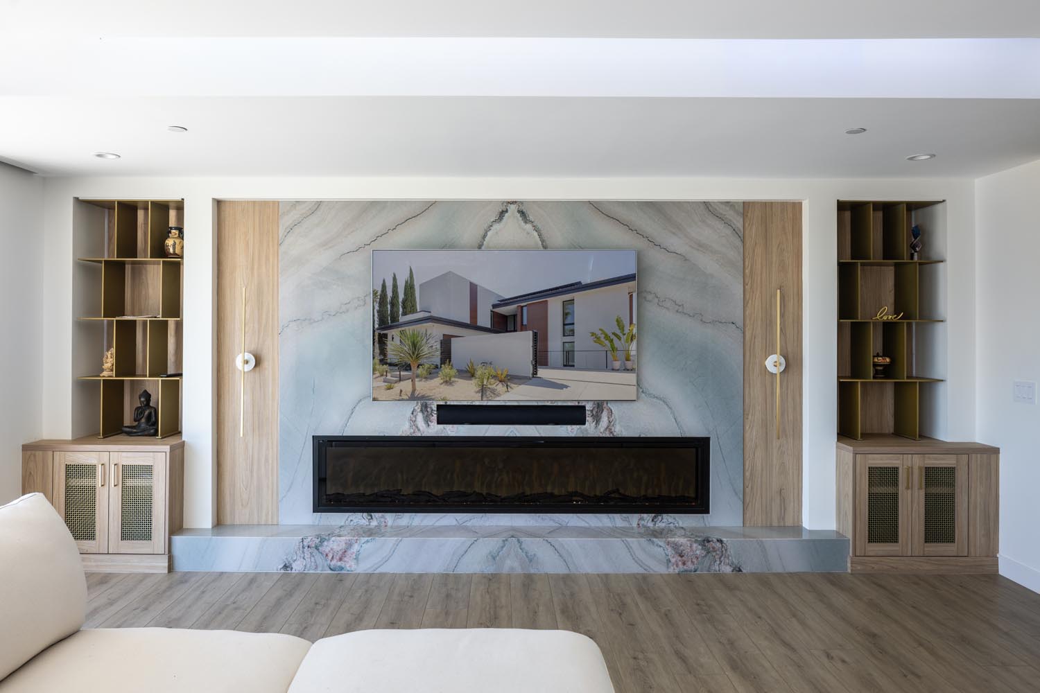 Contemporary interior La Jolla CA by J Walsh Construction